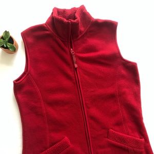 Jason Maxwell red fleece vest SP